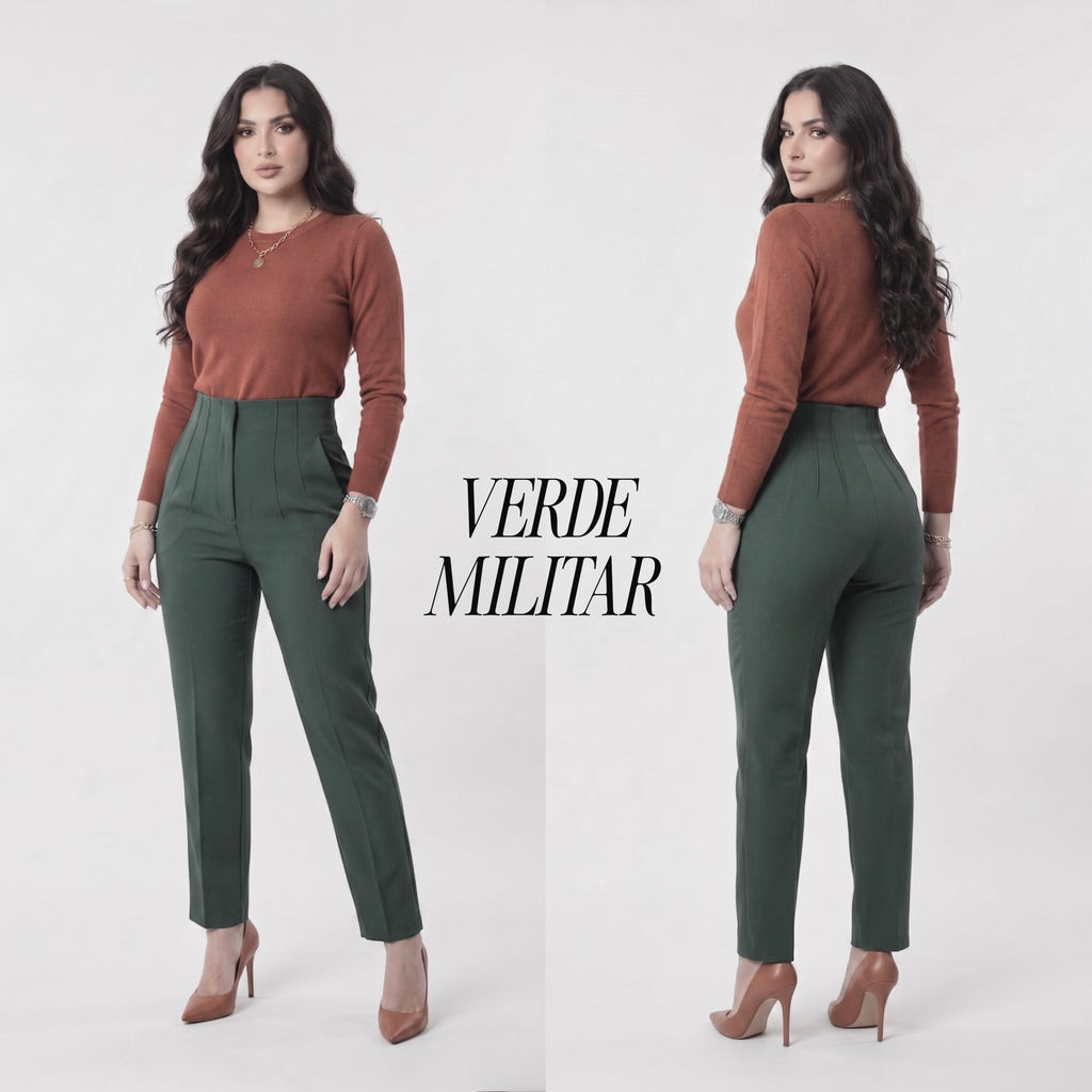 PANTALÓN DE PINZAS NOCHE DE VIENA