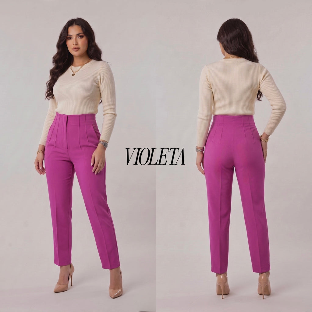PANTALÓN DE PINZAS NOCHE DE VIENA
